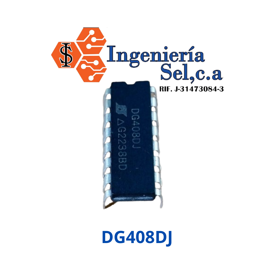 5x DG408DJ Siliconix Multiplexer Switch CMOS 8 Canali - Componenti Elettronici Nuovi