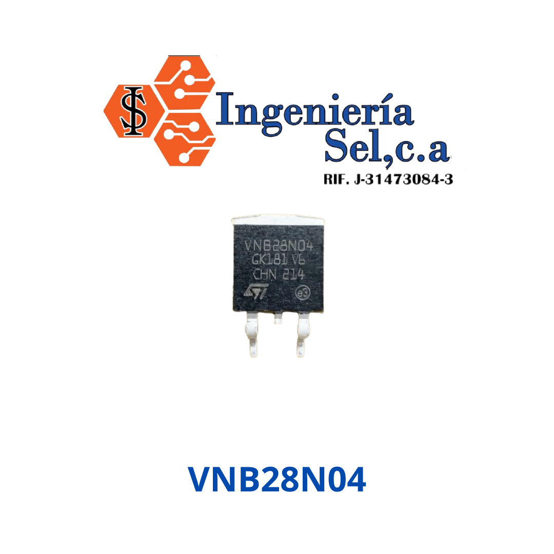 10 Pezzi VNB28N04 Omnifet TO-263 - Interruttore Di Potenza Autoprotetto - Nuovo - Made In Cina
